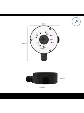 Black Reolink Camera Junction Box